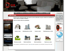 Tablet Screenshot of gbbienesraices.com